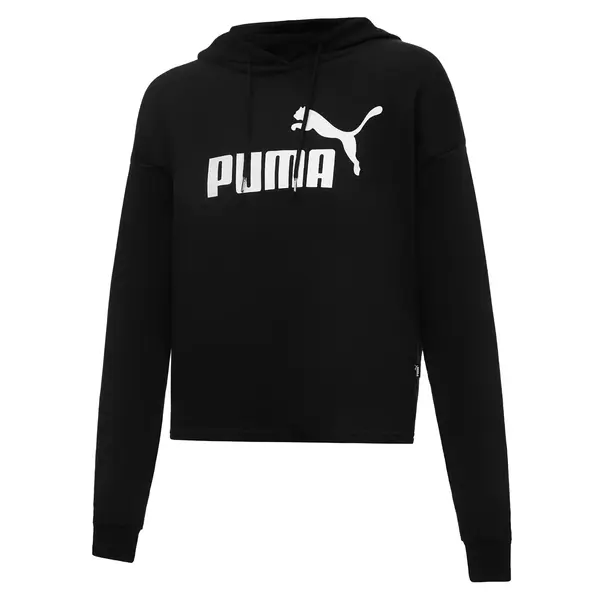 Puma Ess Crop Hoodie TR Siyah Kadın Sweatshirt