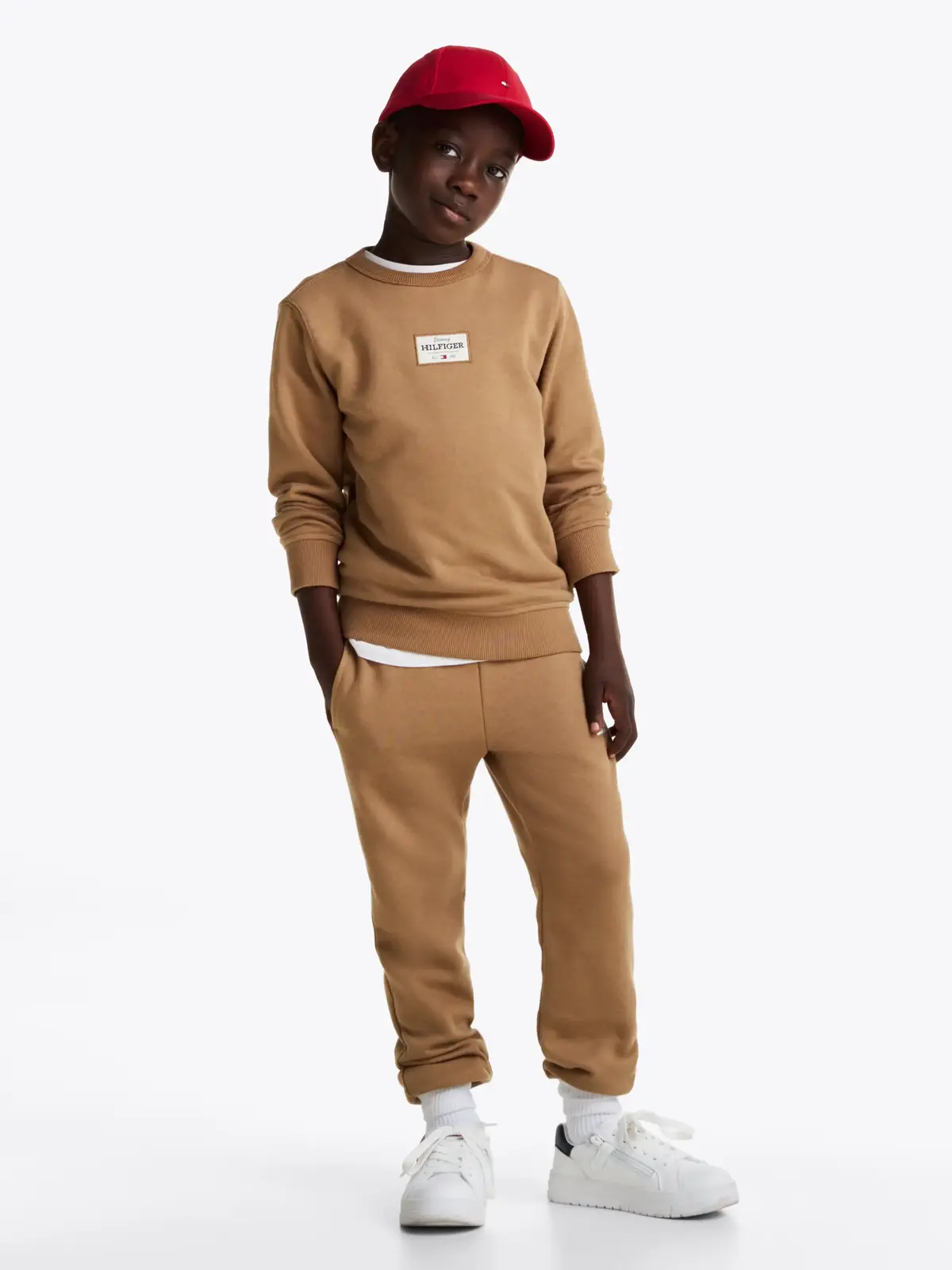 Tommy Hilfiger MONOTYPE 1985 LABEL, GWA Kahverengi Erkek Çocuk Sweatshirt