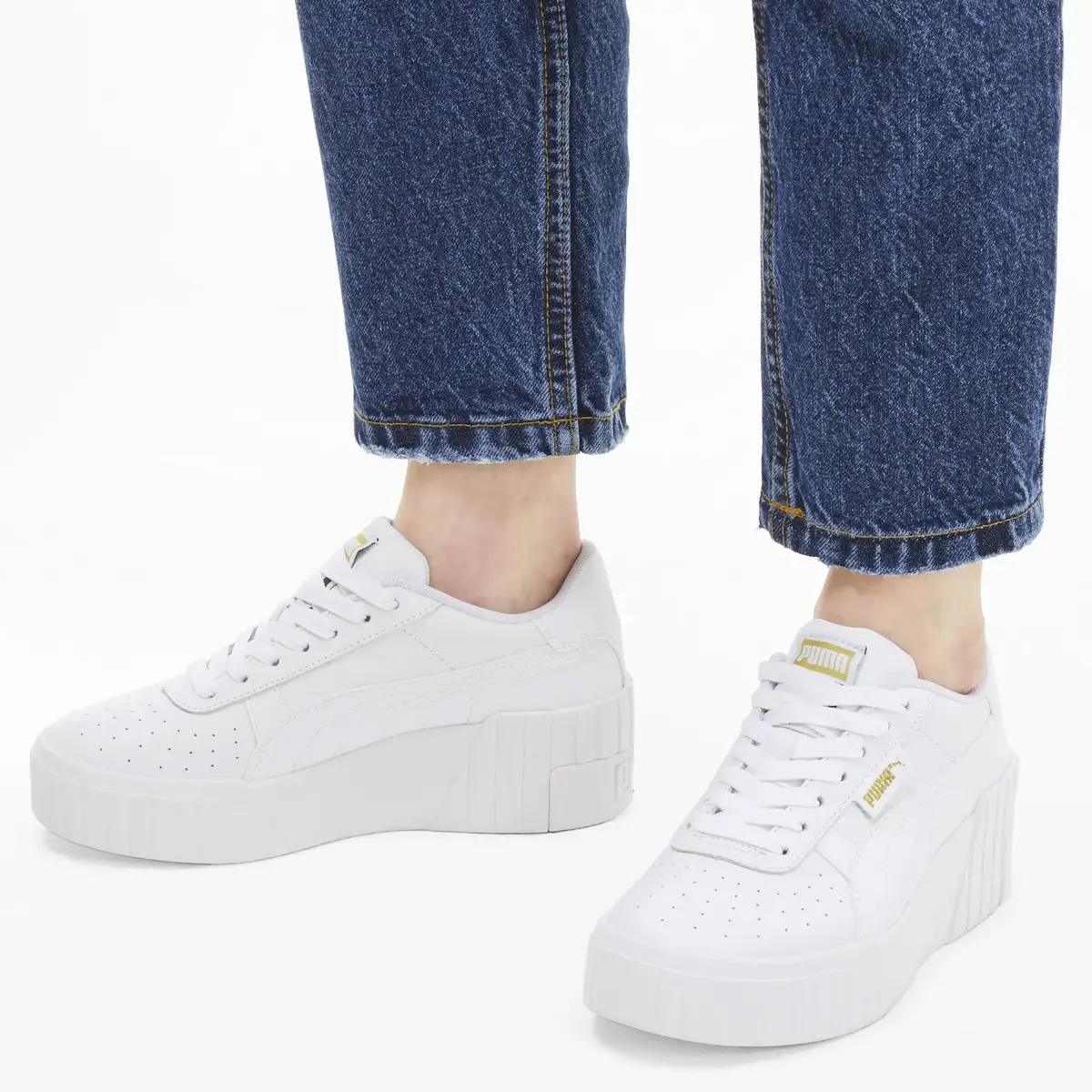 Puma Cali Wedge Wns Beyaz Kadın Günlük Spor Ayakkabı