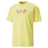 Puma X SPONGEBOB Graphic Tee Lucent Yellow Erkek/Unisex T-Shirt