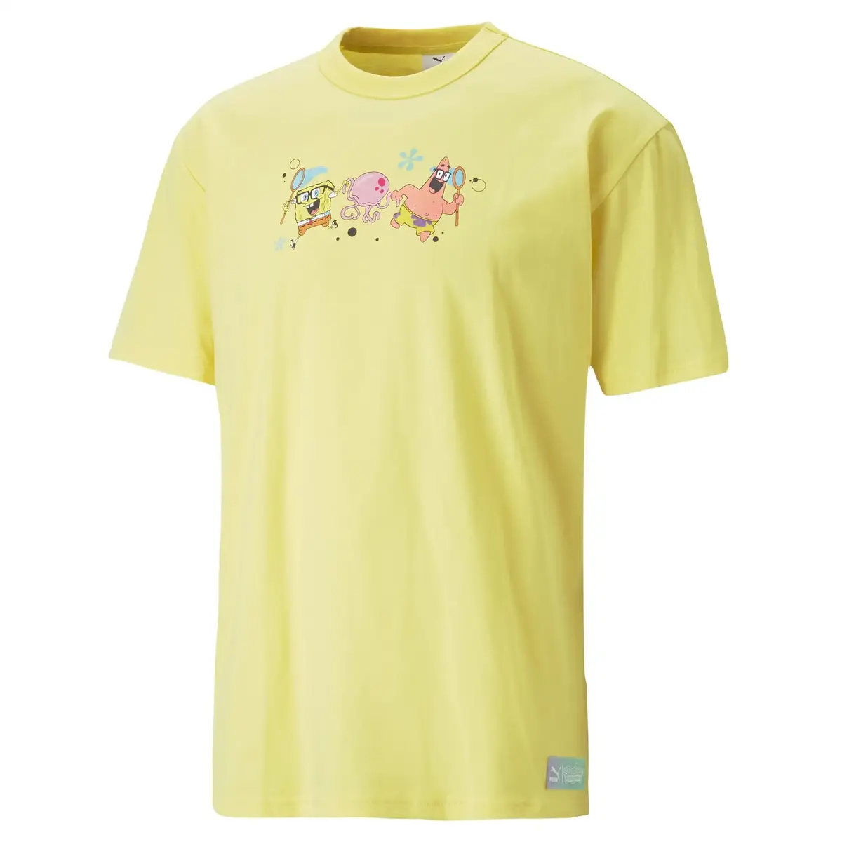 Puma X SPONGEBOB Graphic Tee Lucent Yellow Erkek/Unisex T-Shirt