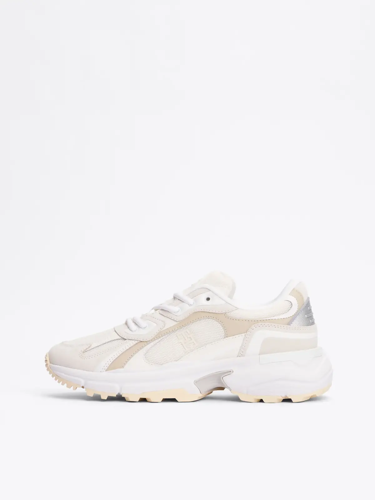 Tommy Hilfiger TH MODERN RUGGED RUN, 0F7 Krem Kadın Spor Ayakkabı & Sneaker