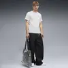 PUMA ESS ELEVATED Tee Beyaz Erkek T-Shirt