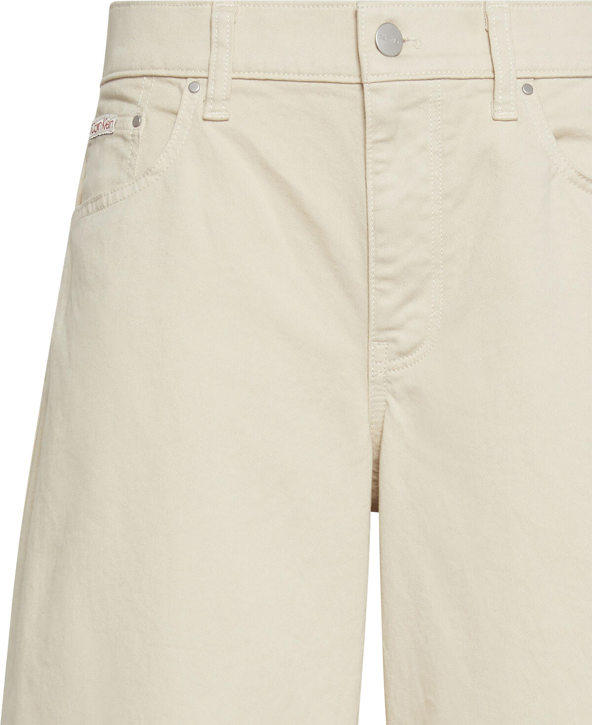 Calvin Klein SUPER WIDE 5 PKT PANT Beyaz Kadın Pantolon Calvin Klein SUPER WIDE 5 PKT PANT Beyaz Kadın Pantolon