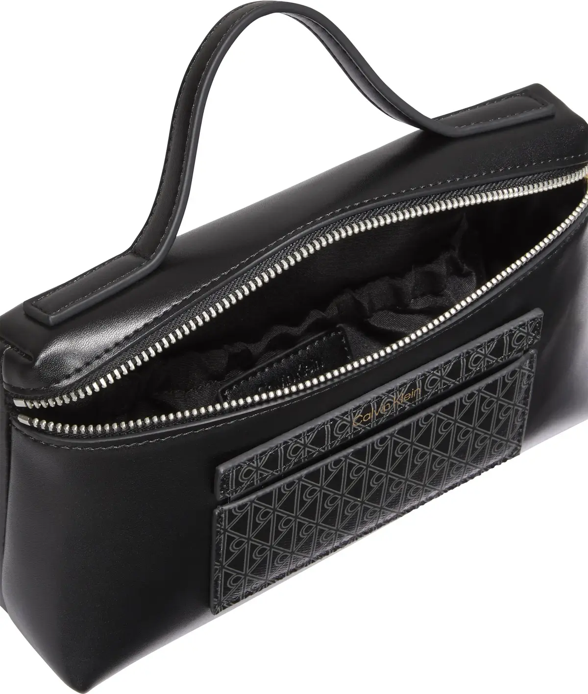 Calvin Klein EMBLEM AOP BEAUTY CASE GIFTSET Kadın Siyah El Çanta