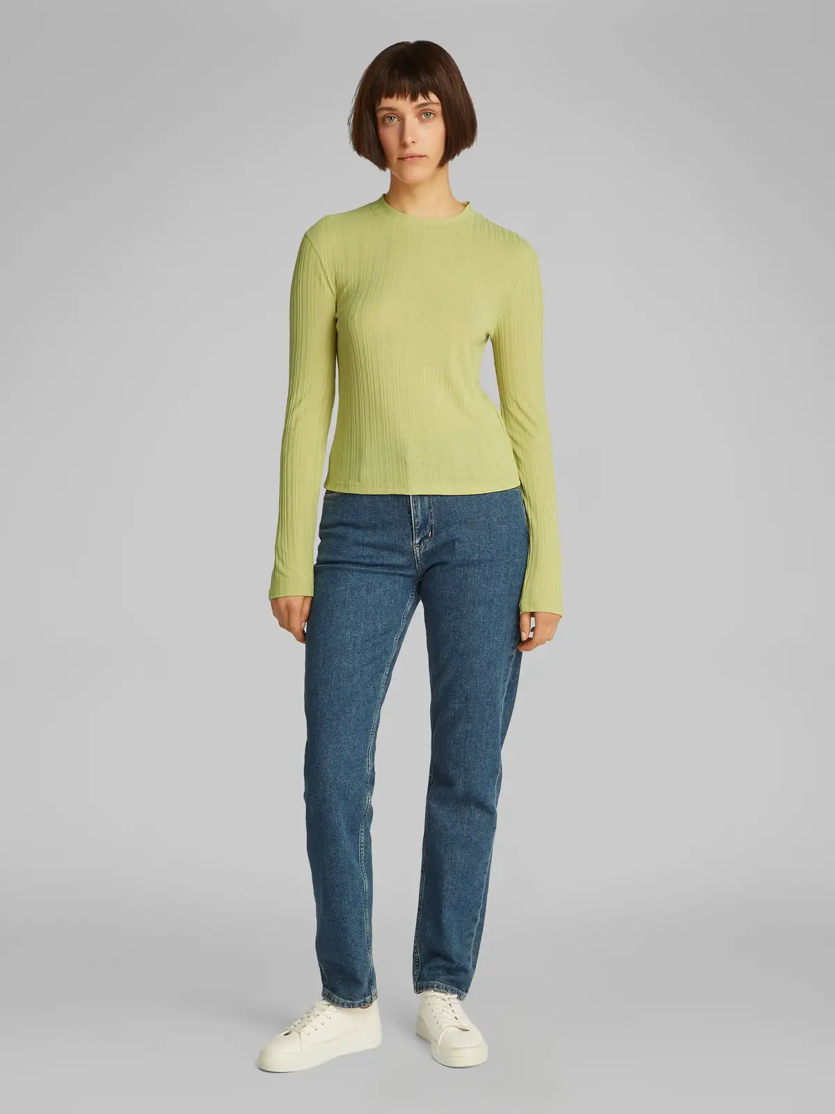 SEMI SHEER RIB LS SL, LHE