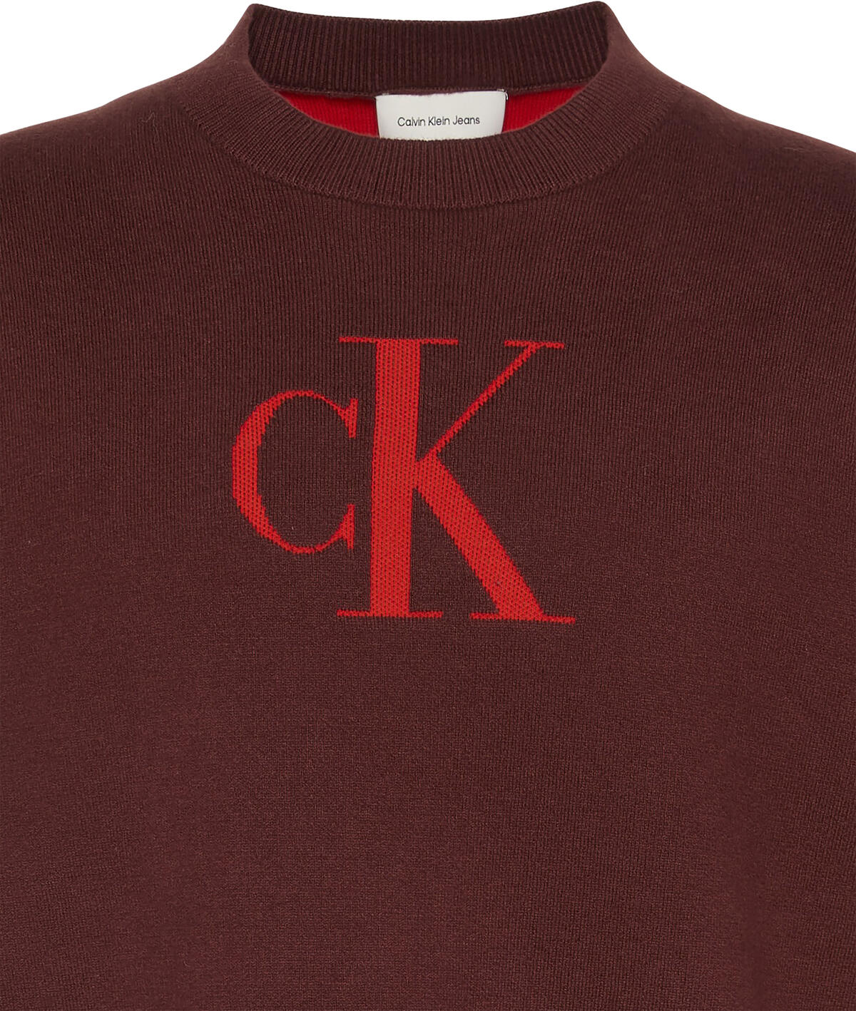 Calvin Klein LS CTTN CASHMERE 3D LOGO CRWNK S Kırmızı Erkek Sweatshirt Calvin Klein LS CTTN CASHMERE 3D LOGO CRWNK S Kırmızı Erkek Sweatshirt