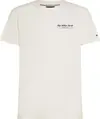 Tommy Hilfiger HILFIGER HERALD BACK, Z00 Krem Erkek T-Shirt & Polo