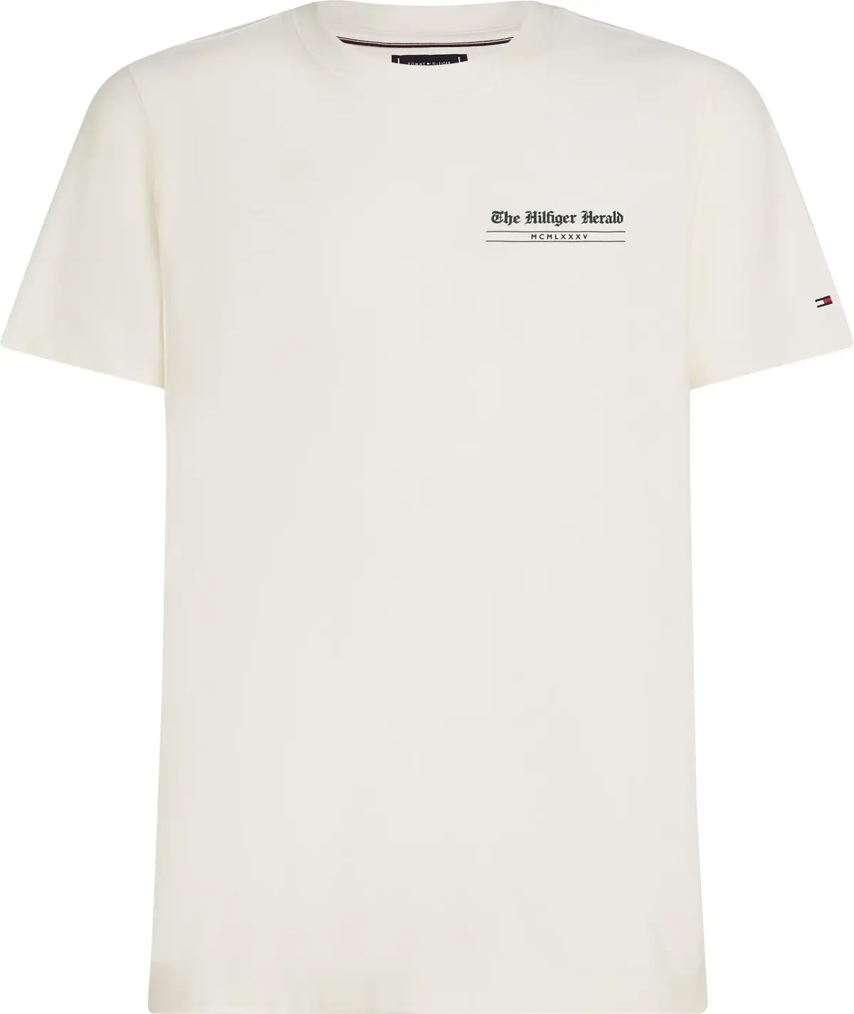 Tommy Hilfiger HILFIGER HERALD BACK, Z00 Krem Erkek T-Shirt & Polo