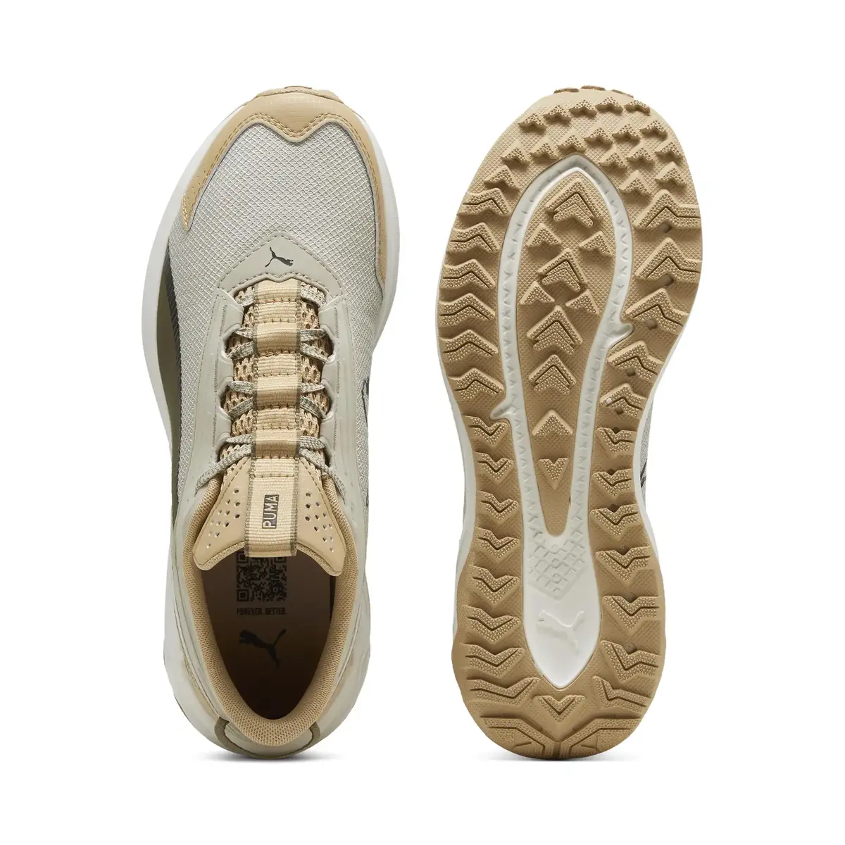 Puma Extend Lite Trail Bej Unisex Yürüyüş ve Koşu Ayakkabısı