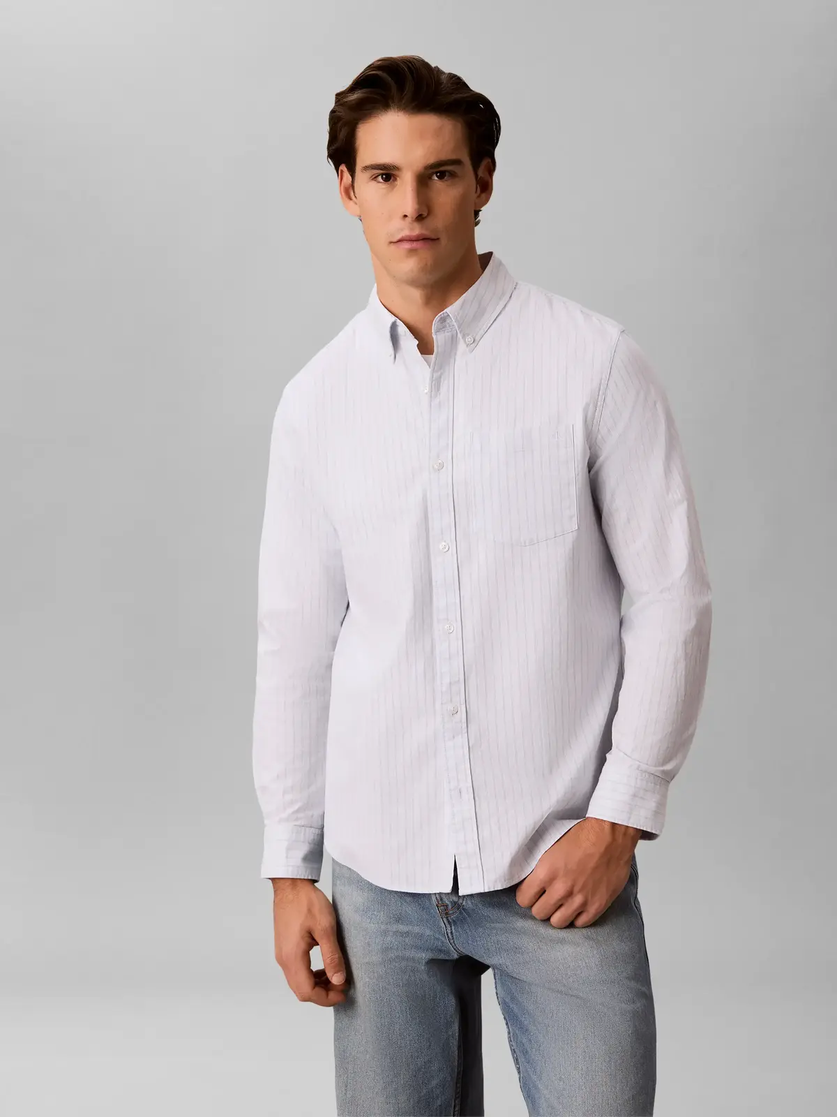 LS YD STRIPE OXFORD, BAB