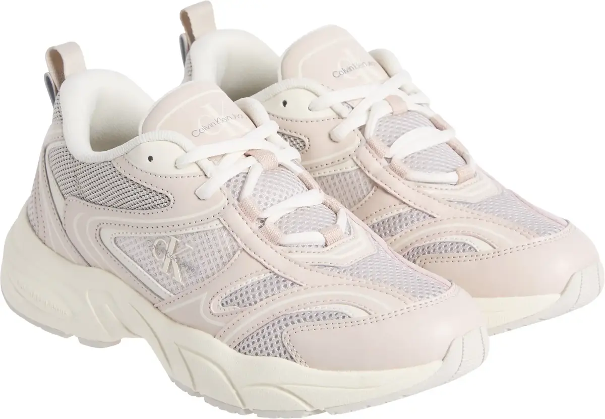 Calvin Klein RETRO TENNIS MESH ML, 0YB Pembe Kadın Spor Ayakkabı & Sneaker