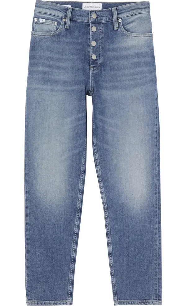 Calvin Klein MOM JEAN Kadın Mavi Kot Pantolon