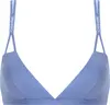Calvin Klein LONGLINE TRIANGLE RP, C6C Mavi Kadın Bikini Üstü
