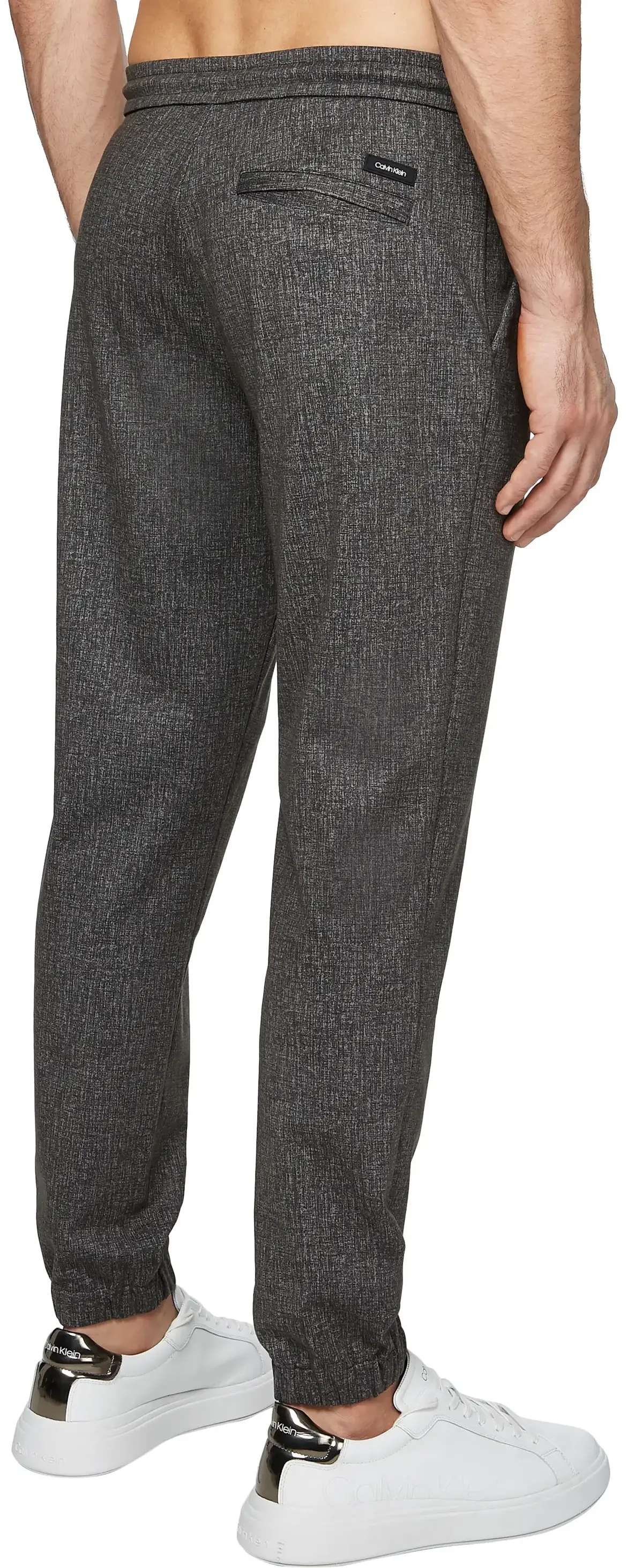 Calvin Klein HEATHER COMFORT KNIT Erkek Antrasit Jogger