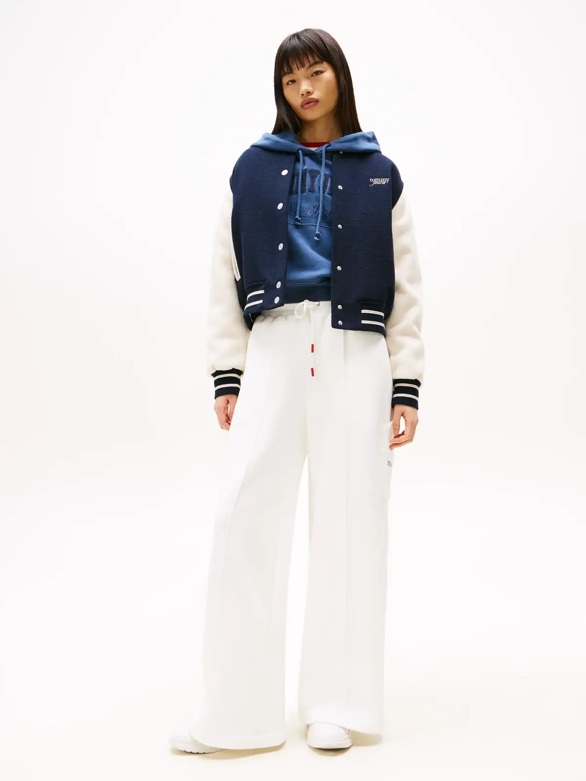 Tommy Hilfiger TJW RWB GRAPHIC TERR, YAD Krem Kadın Eşofman Altı