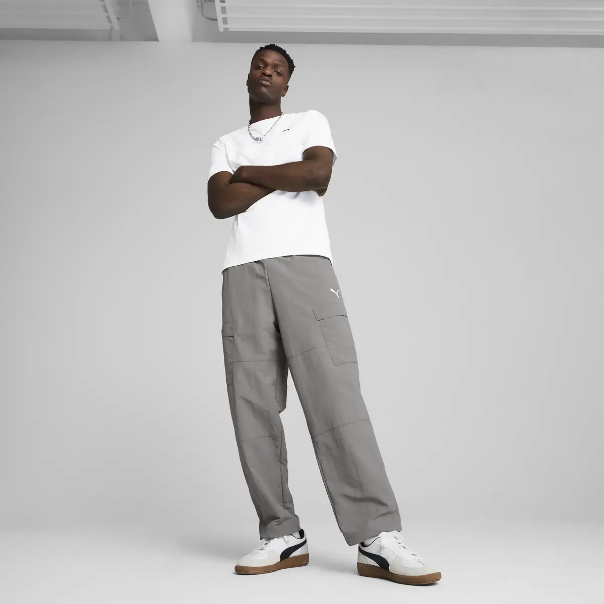 PUMA WARDROBE ESS Cargo Pants Gri Erkek Eşofman Altı