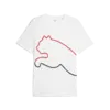 Puma GRAPHICS Big Cat Tee Beyaz Erkek T-Shirt & Polo