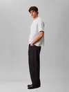 Calvin Klein SS 16S LINEN APPLIQU, CIQ Beyaz Erkek T-Shirt