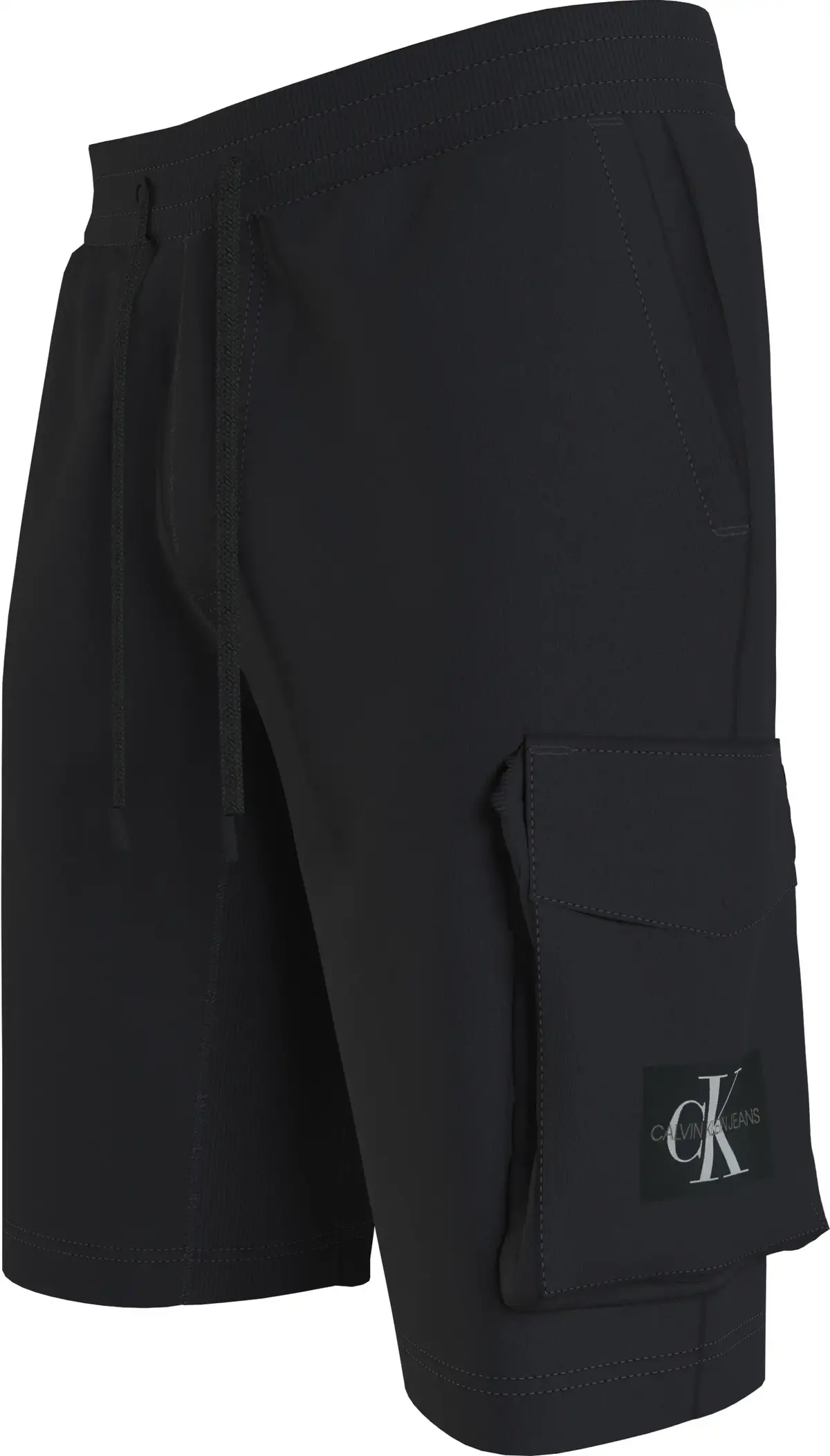 Calvin Klein MONOGRAM BADGE HWK S Erkek Siyah Şort