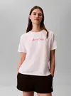 Calvin Klein REGULAR SS TEE, 100 Pembe Kadın T-Shirt