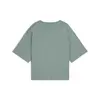 PUMA CLASS Relaxed Crop Tee Yeşil Kadın Crop