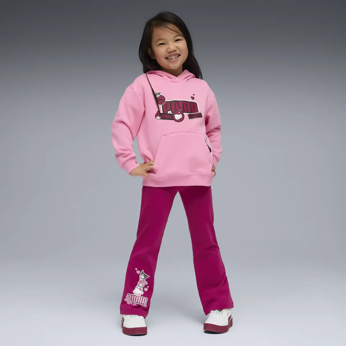Puma X HK&FR Graphic Hoodie Pembe Unisex Hoodie
