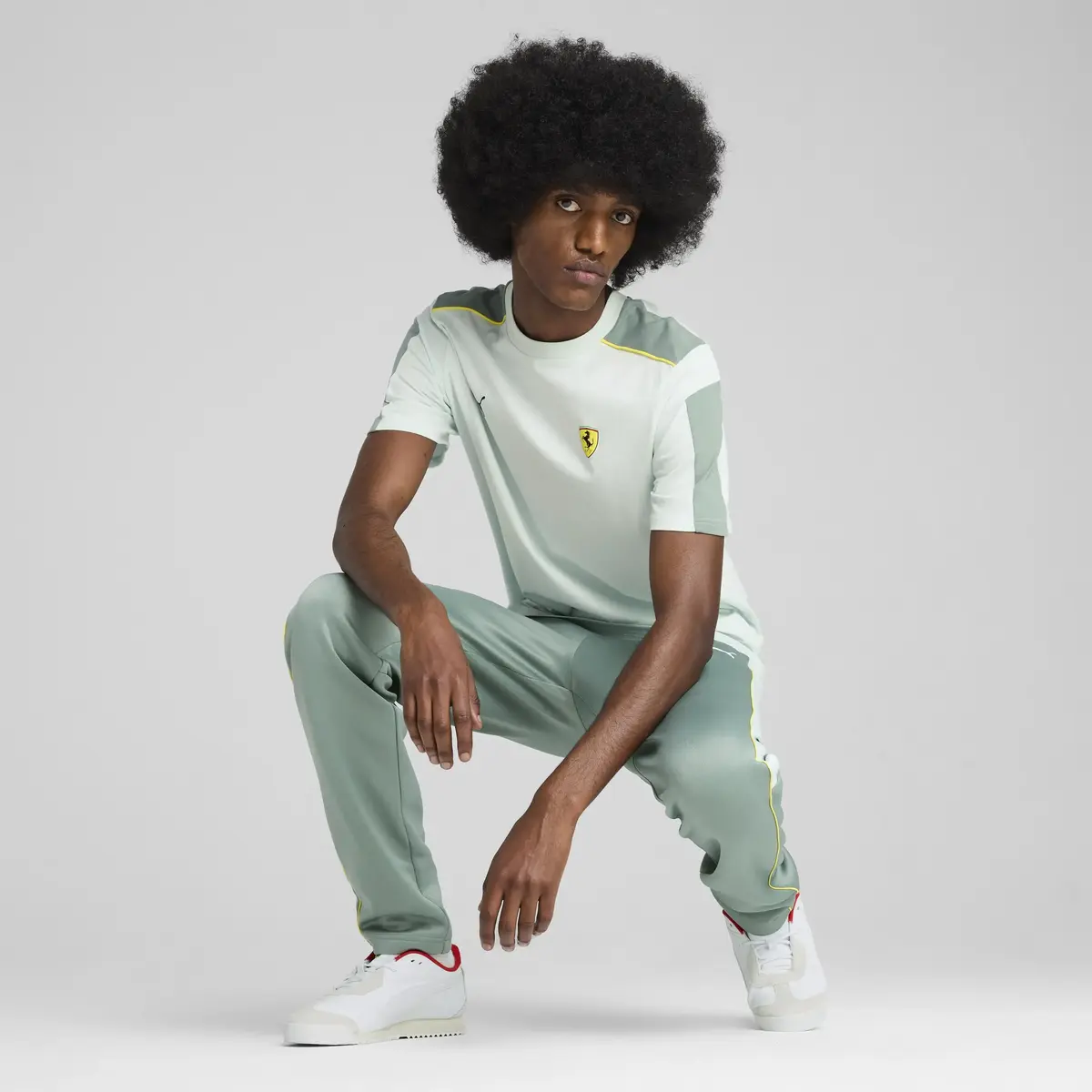 PUMA Ferrari Race MT7 Tee Mavi Erkek T-Shirt