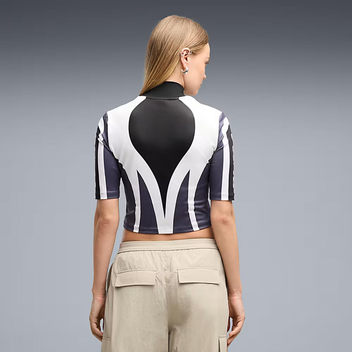 Puma FUTURE.PUMA.ARCHIVE Moto Top Siyah Kadın T-Shirt