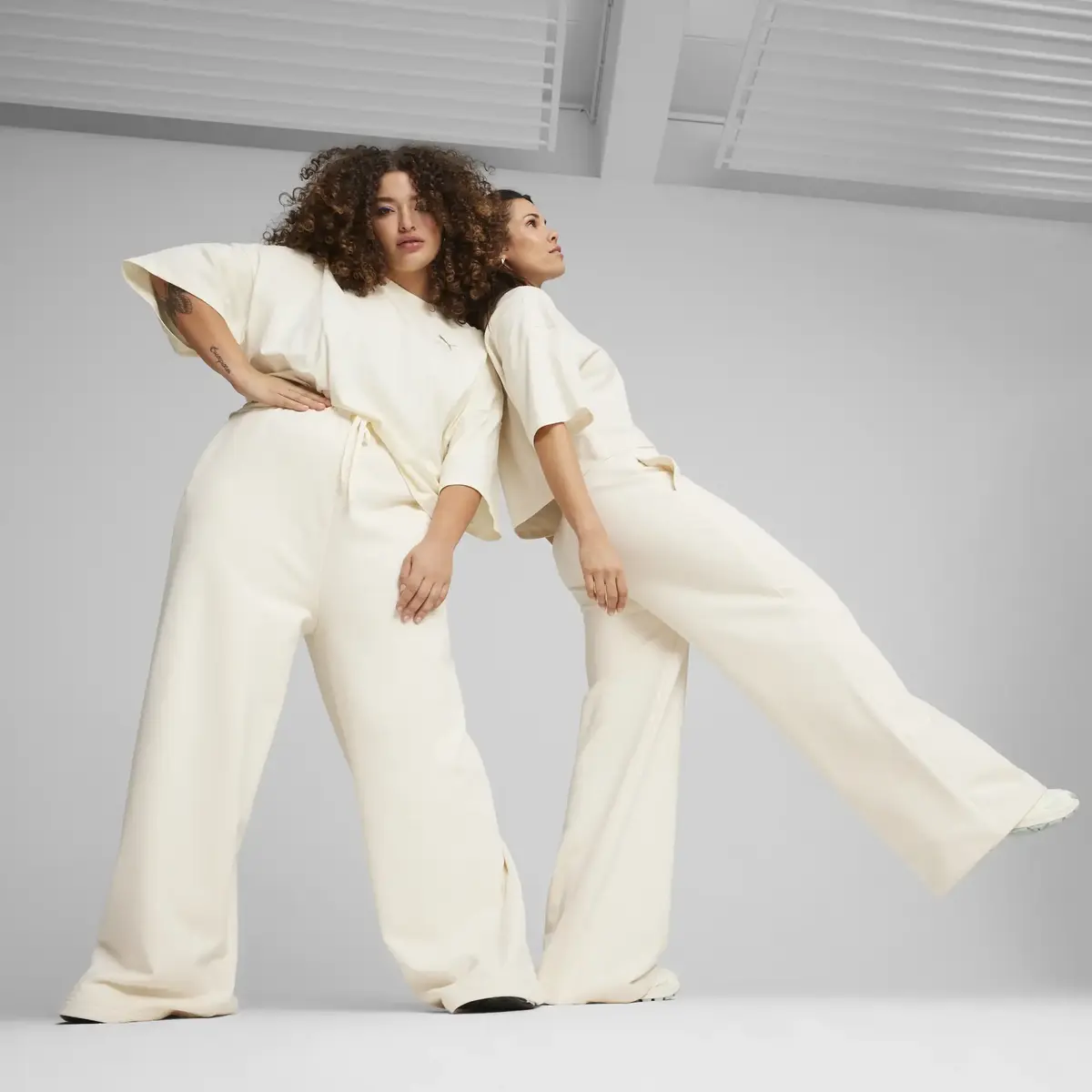 Puma BETTER CLASSICS Sweatpants Krem Kadın Eşofman Altı