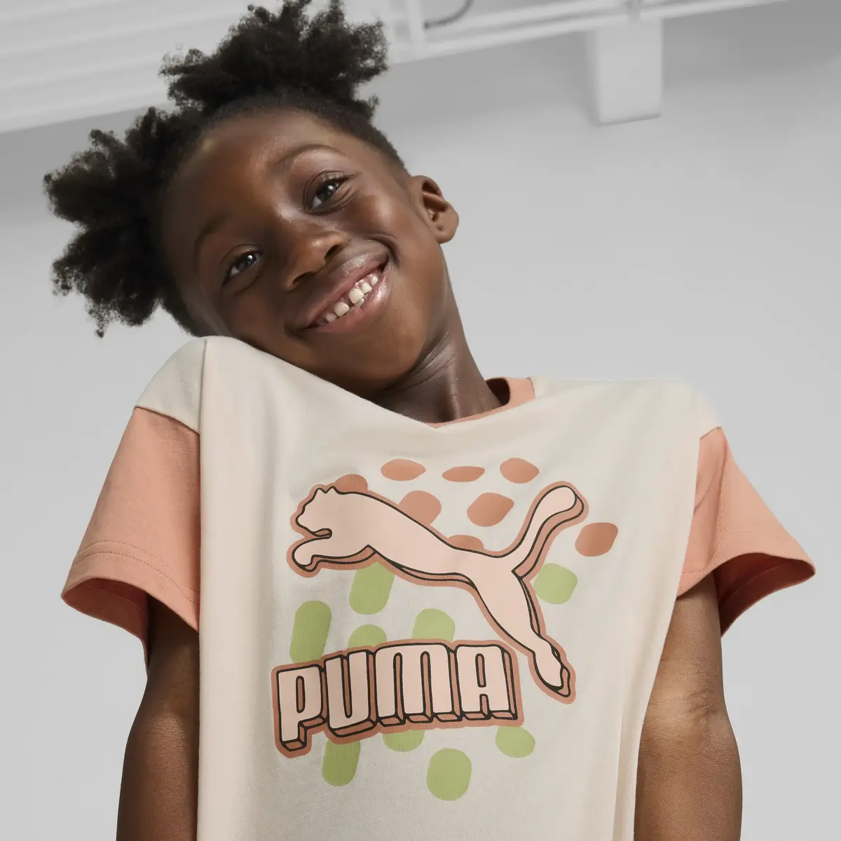 Puma CLASSICS FC Tee Pembe Kız Çocuk T-Shirt & Polo