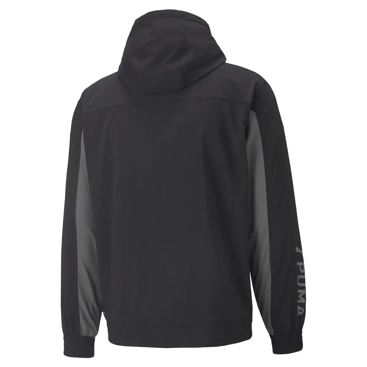 Puma Fıt Woven Jacket Siyah Erkek Fermuarlı Spor Ceketi
