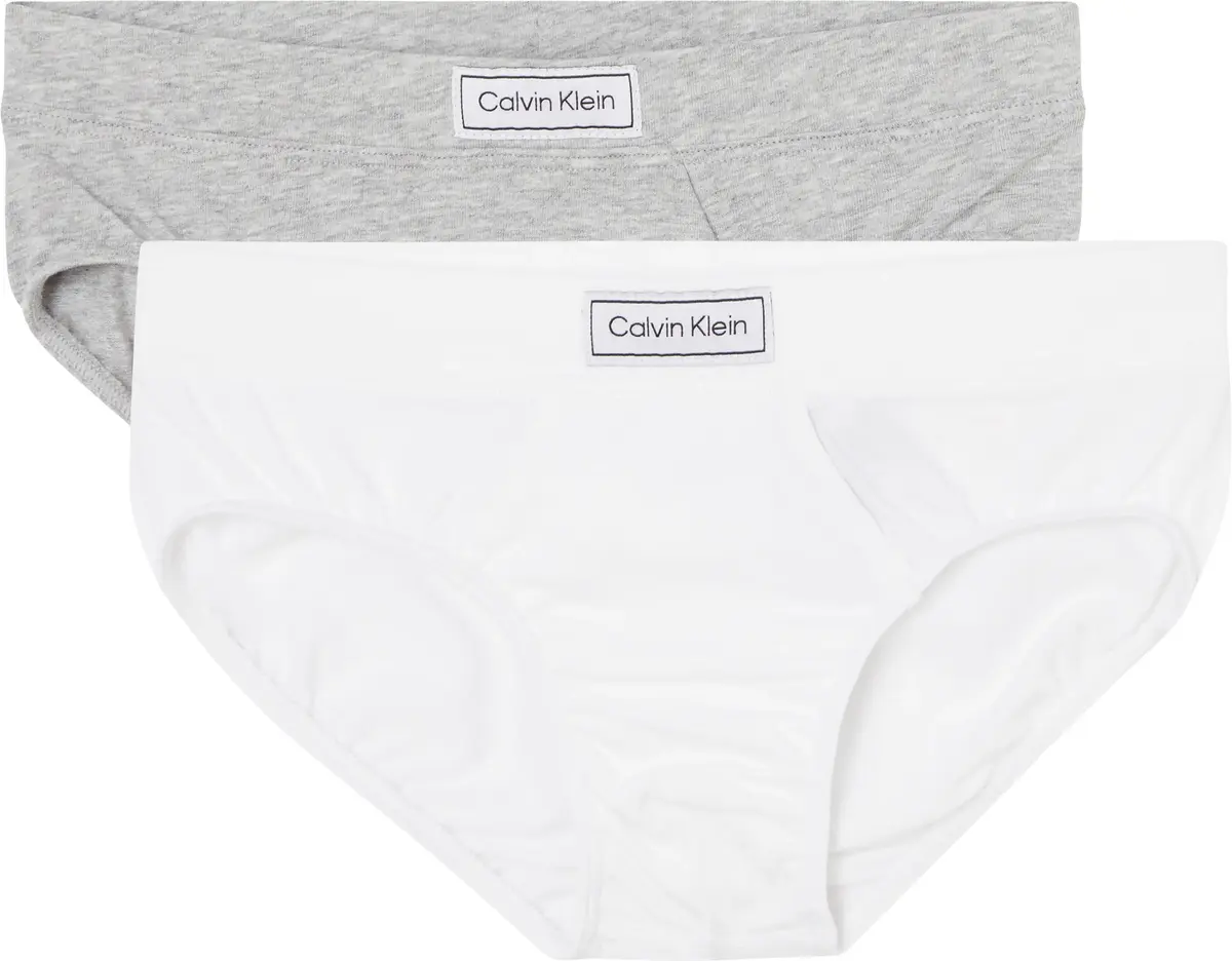Calvin Klein 2PK BRIEF-HERITAGE Erkek Gri Slip Set