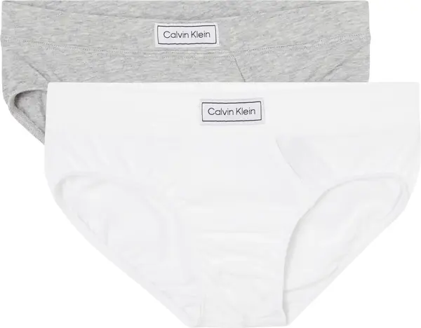 Calvin Klein 2PK BRIEF-HERITAGE Erkek Gri Slip Set