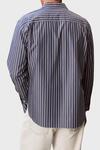 Calvin Klein LS YD STRIPE WASHED, CEC Mavi Erkek Gömlek