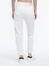 Calvin Klein MR SLIM ANKLE WHITE, 1AJ Beyaz Kadın Jean Pantolon