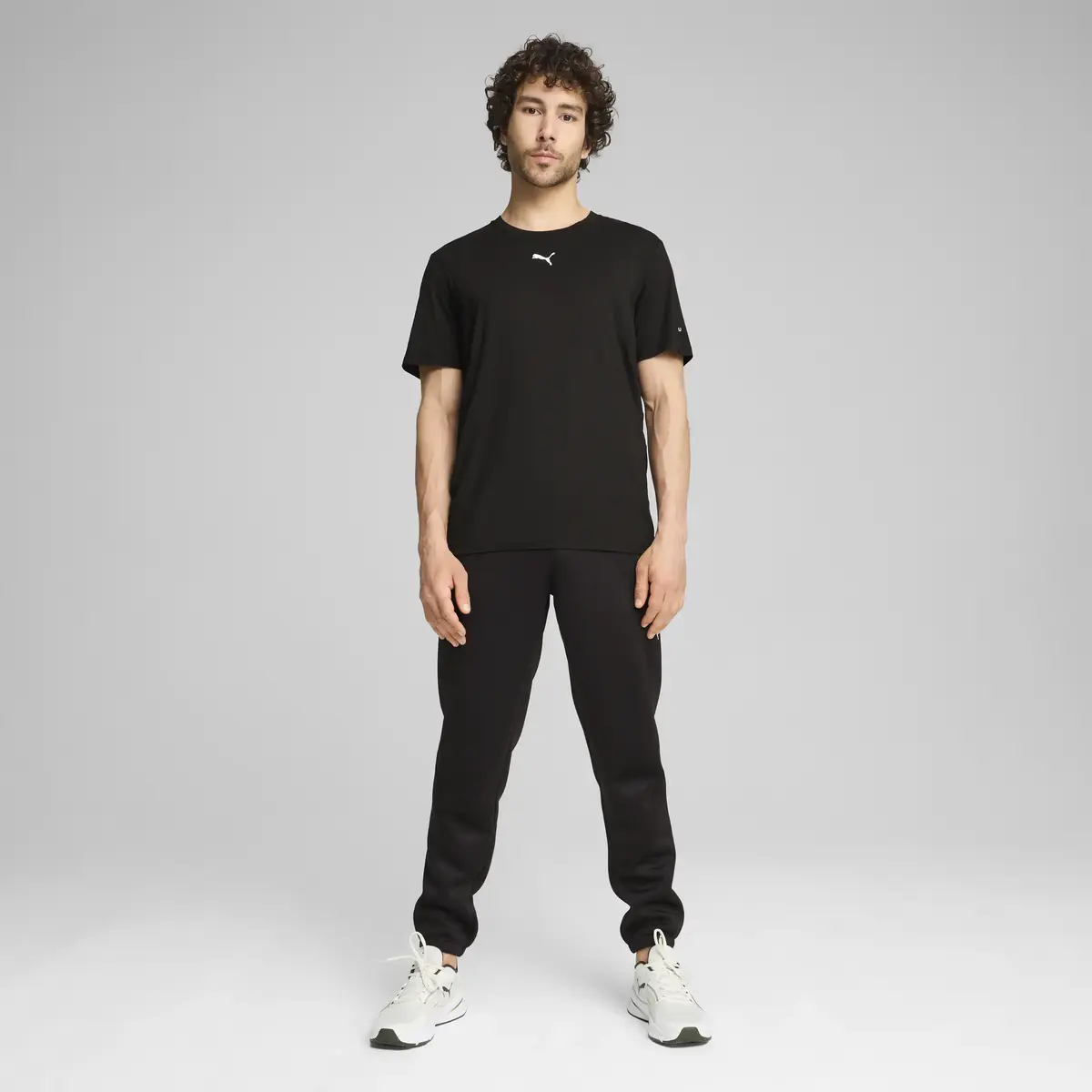 PUMA M CLOUDSPUN SOFT TEE Siyah Erkek T-Shirt