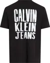 Calvin Klein PAINTED CALVIN KLEIN, BEH Siyah Erkek T-Shirt & Polo