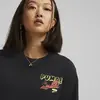 Puma Downtown Relaxed Graphic Tee Siyah Kadın T-Shirt