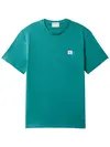 Calvin Klein SS BADGE 30S JERSEY, 8ZU Yeşil Erkek T-Shirt