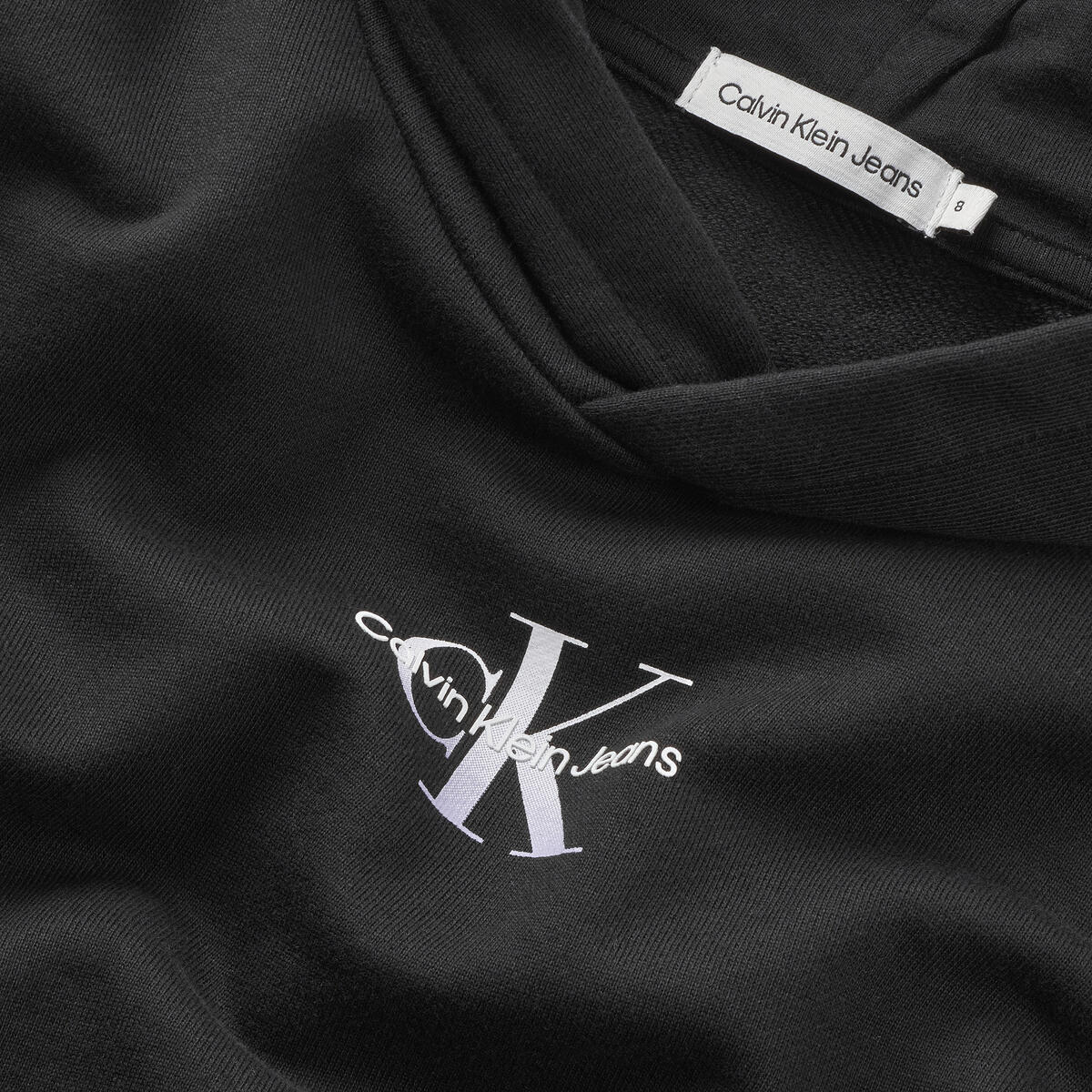 Calvin Klein GRADIENT MONOGRAM HO Kadın Siyah Hoodie
