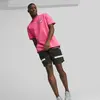 Puma DOWNTOWN Graphic Tee Pembe Erkek/Unisex T-Shirt