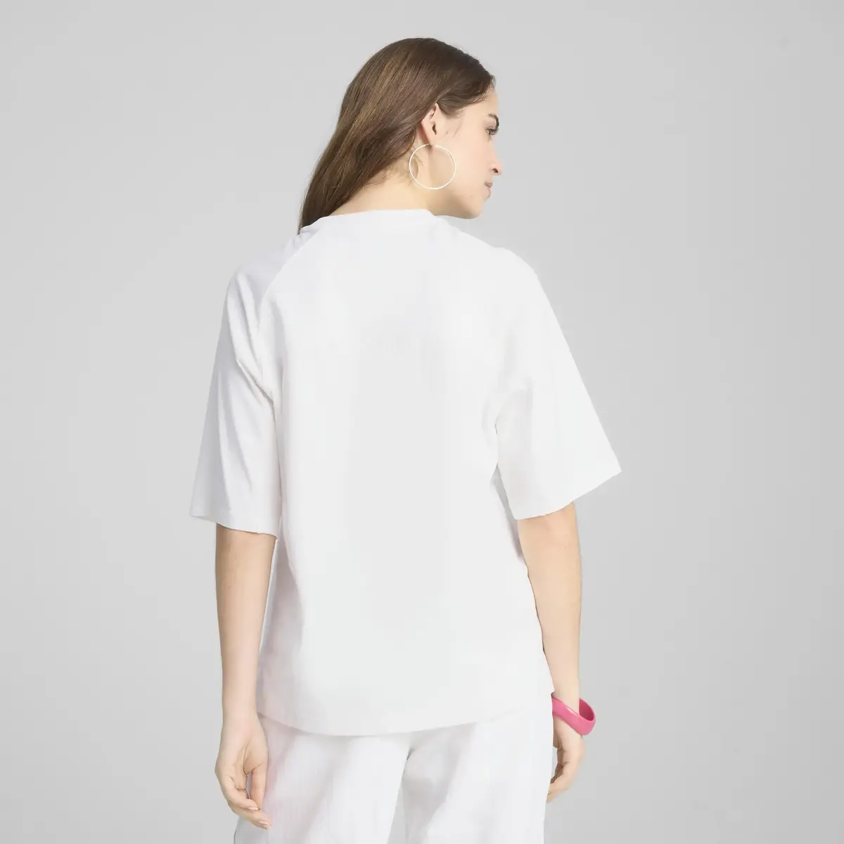 PUMA DARE TO Oversized Tee Beyaz Kadın T-Shirt