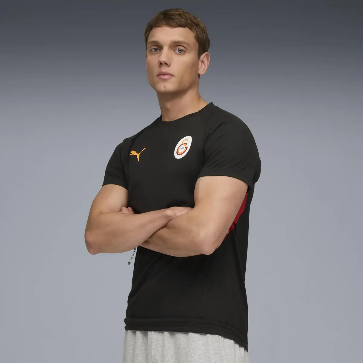 Puma GSK EVOSTRIPE Tee Siyah Erkek T-Shirt