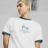 Puma X PTC Ringer Tee Beyaz Erkek T-Shirt