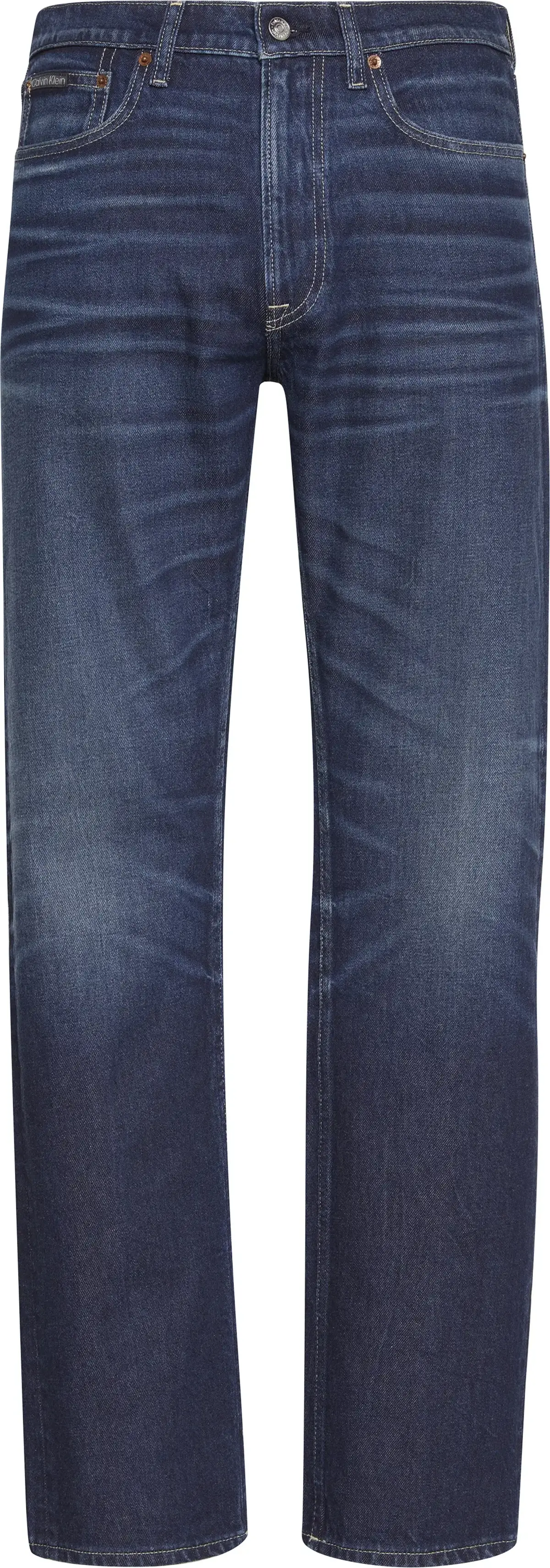 Calvin Klein SLIM STRAIGHT DARK CASPER JEAN Erkek Lacivert  Kot Pantolon