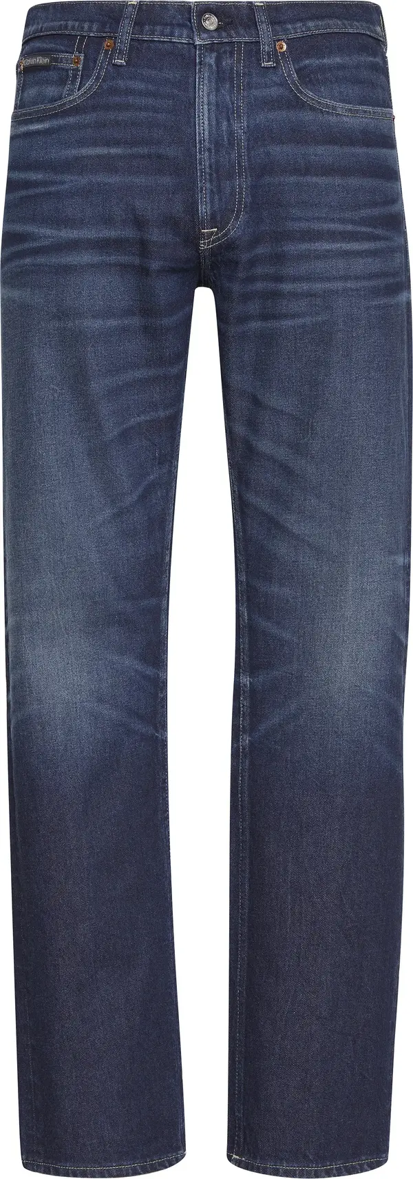 Calvin Klein SLIM STRAIGHT DARK CASPER JEAN Erkek Lacivert  Kot Pantolon