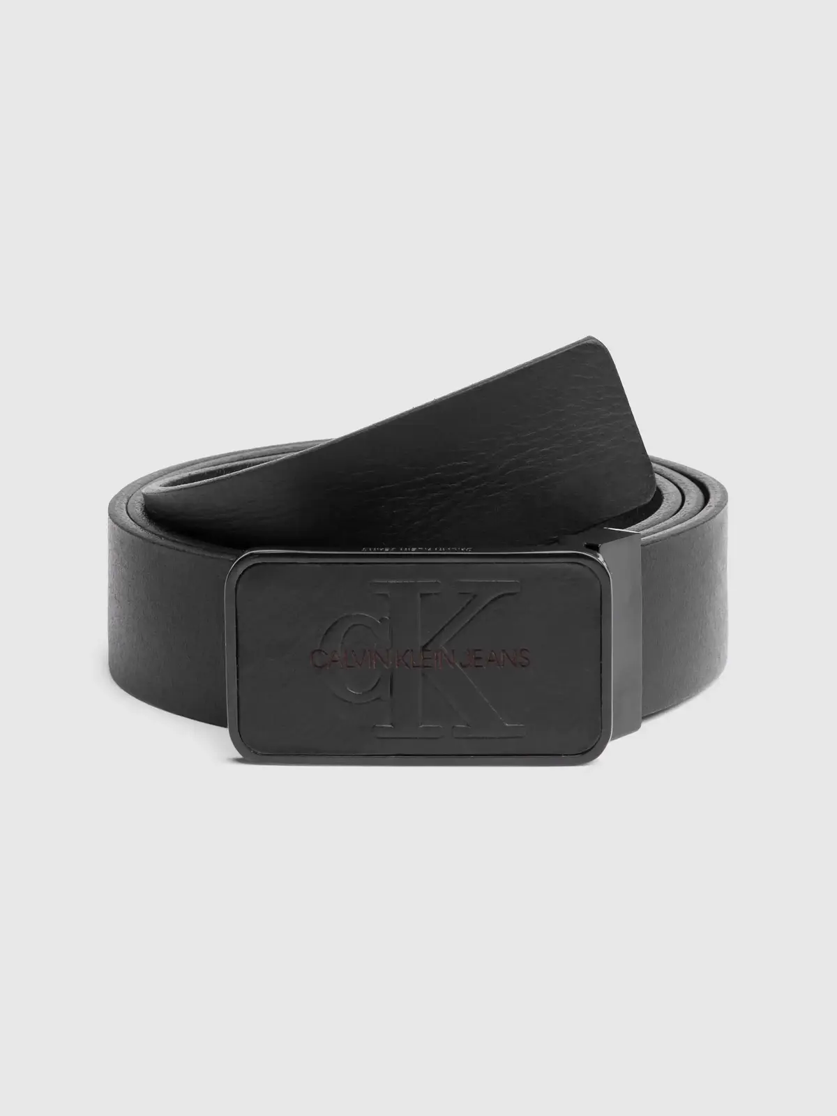 Calvin Klein J 3.5CM ADJ MONO PLA Erkek Siyah Kemer