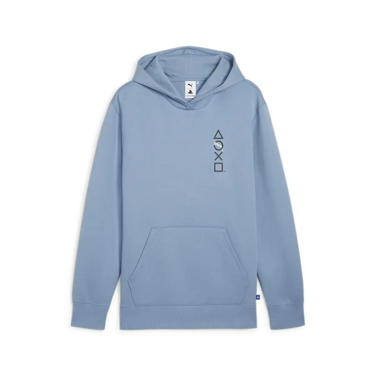 Puma X PLAYSTATION Graphic Hoodie DK Mavi Erkek Sweatshirt