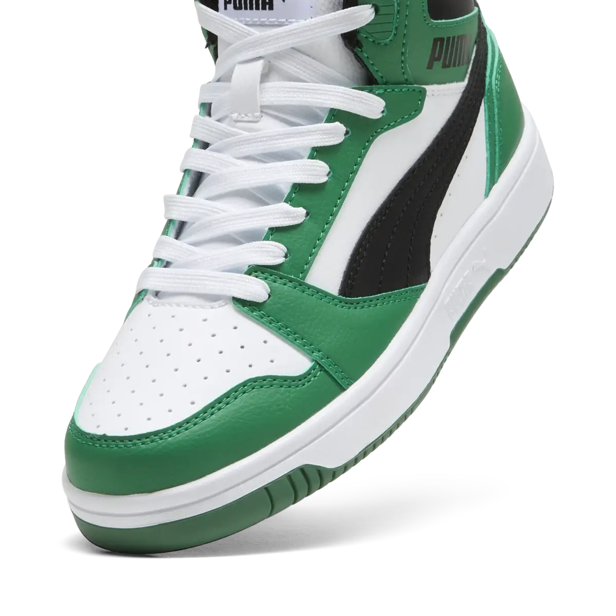 Puma Rebound V6 Mid Jr Yeşil Unisex Spor Ayakkabı